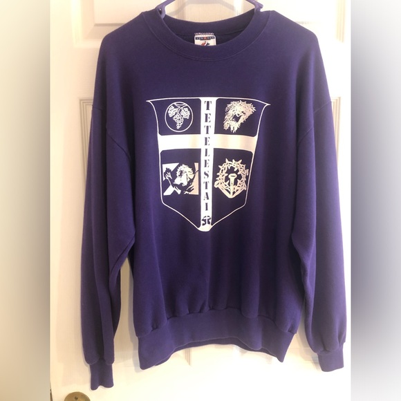 Vintage 1999 Tetelestai Women’s Long-Sleeved Sweatshirt, Size Large - Picture 1 of 11
